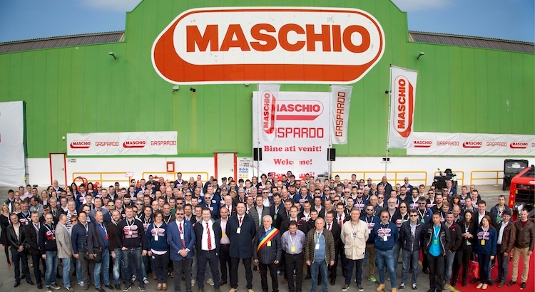 I partecipanti all'evento Maschio Gaspardo Field Day 2016