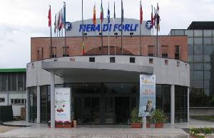 L'ingresso della Fiera di Forlì