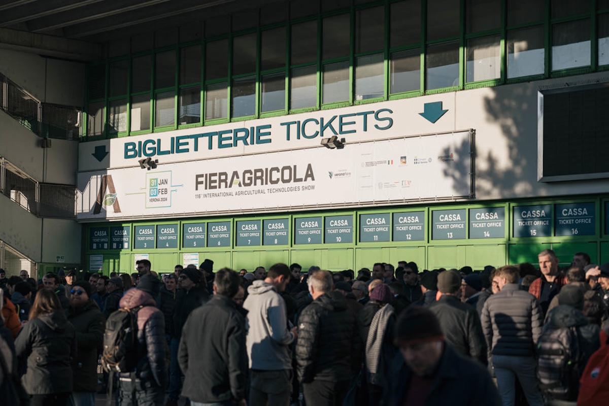 Un momento dell'edizione 2024 di Fieragricola