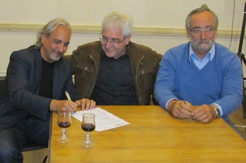 La firma dell'accordo tra il Bio-distretto del Cilento e il Bio-distretto Biovallée
