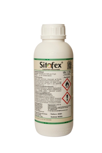 Il principio attivo di Sitofex® è una citochinina di sintesi in grado di prolungarla aumentando così il numero delle cellule presenti e quindi la dimensione del frutto