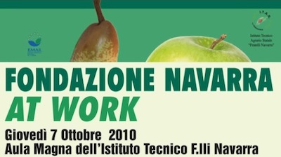 Fondazione Navarra at work - 7 ottobre 2010