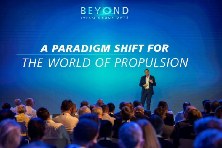 Sylvain Blaise, presidente di FPT Industrial, introduce la strategia del Brand verso minori emissioni di carbonio