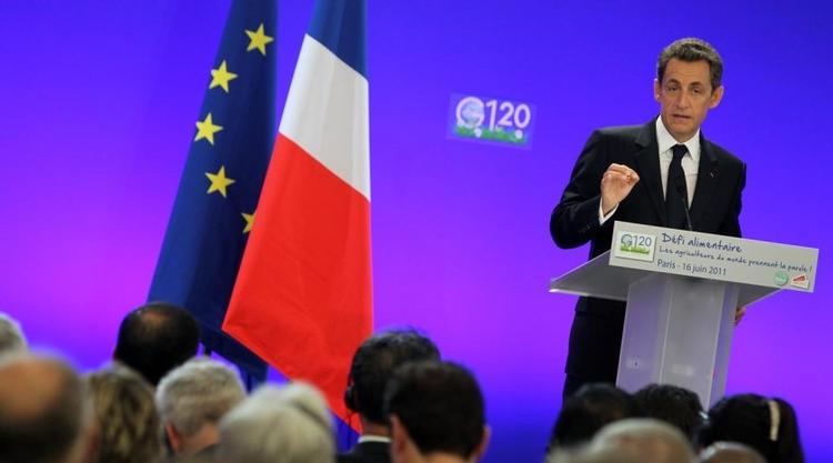 Il presidente di turno del G20, Nicholas Sarkozy (Foto by P. Segrette)