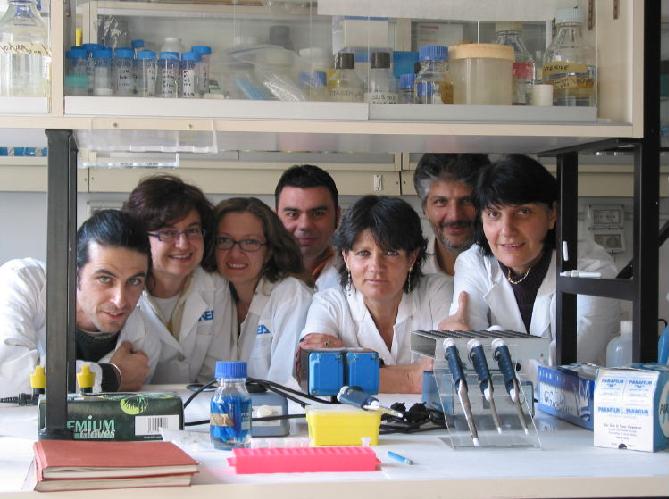 Da sinistra a destra: David Emanuele Sallustio, Alessandra Lucioli, Alessandra Berardi, Daniele Barboni, Velia Papacchioli, Mario Tavazza e Raffaela Tavazza