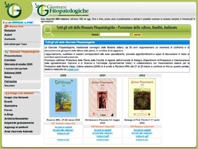 GiornateFitopatologiche.it, il portale che raccoglie gli atti delle precedenti edizioni dell'evento
