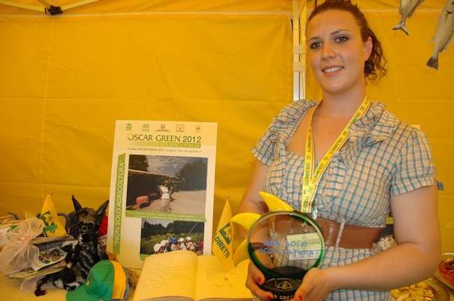 Giulia Lovato, vincitrice dell'Oscar Green per la sezione 'Non solo agricoltura'