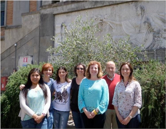 Gruppo di ricerca Università di Pisa, da destra: Maria Chiara D'Agata, Gianpaolo Andrich, Angela Zinnai, Francesca Venturi, Chiara Sanmartin, Isabella Taglieri, Julia Blanca Naples