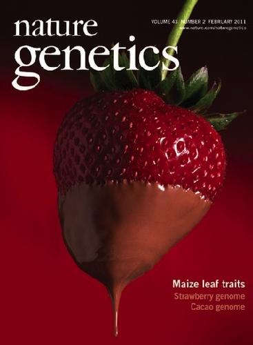 La copertina del numero di febbraio di Nature Genetics