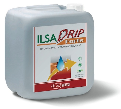 Ilsadrip Forte è un fertirrigante azotato composto dal 100% di Gelamin
