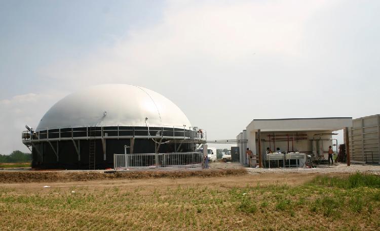 Un impianto di biogas della Rota Engeenering