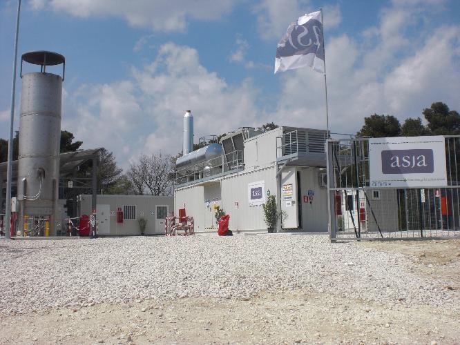 L'impianto di biogas di Asja a Spoleto