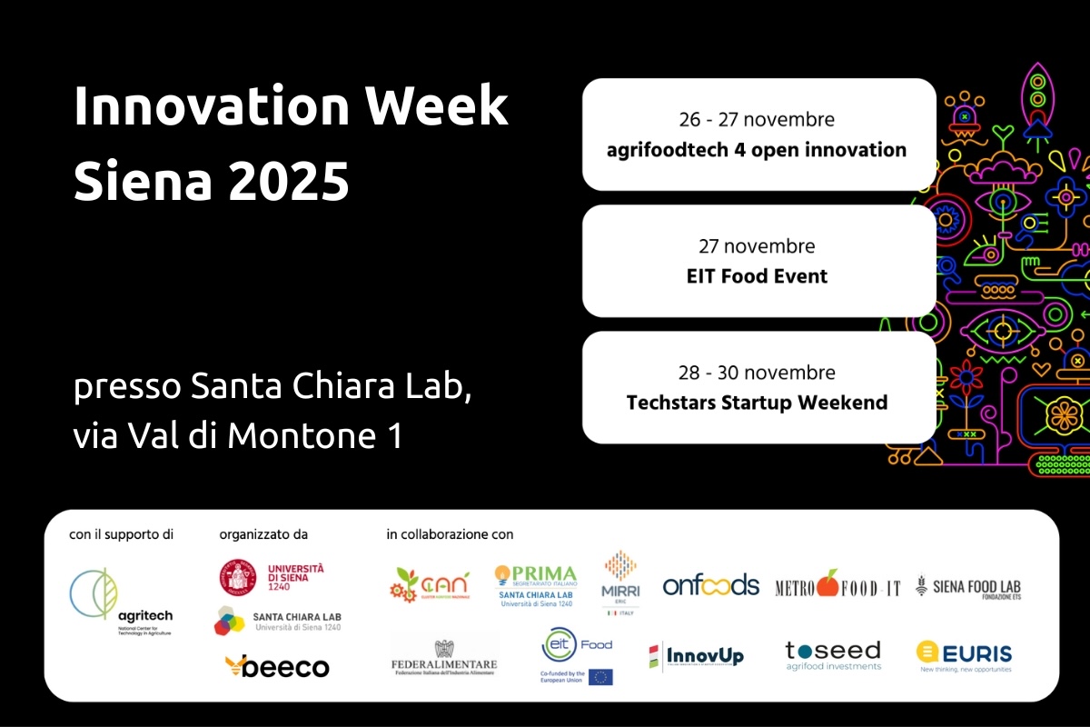 Agritech 4 Open Innovation si svolge nell'ambito dell'Innovation Week 2025