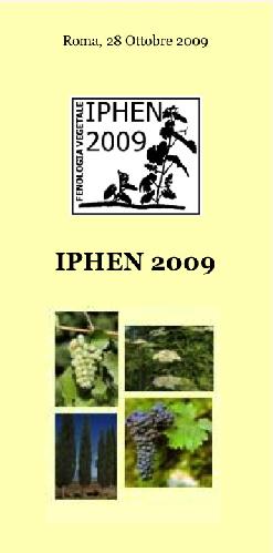 Iphen 2009, giornata nazionale di fenologia