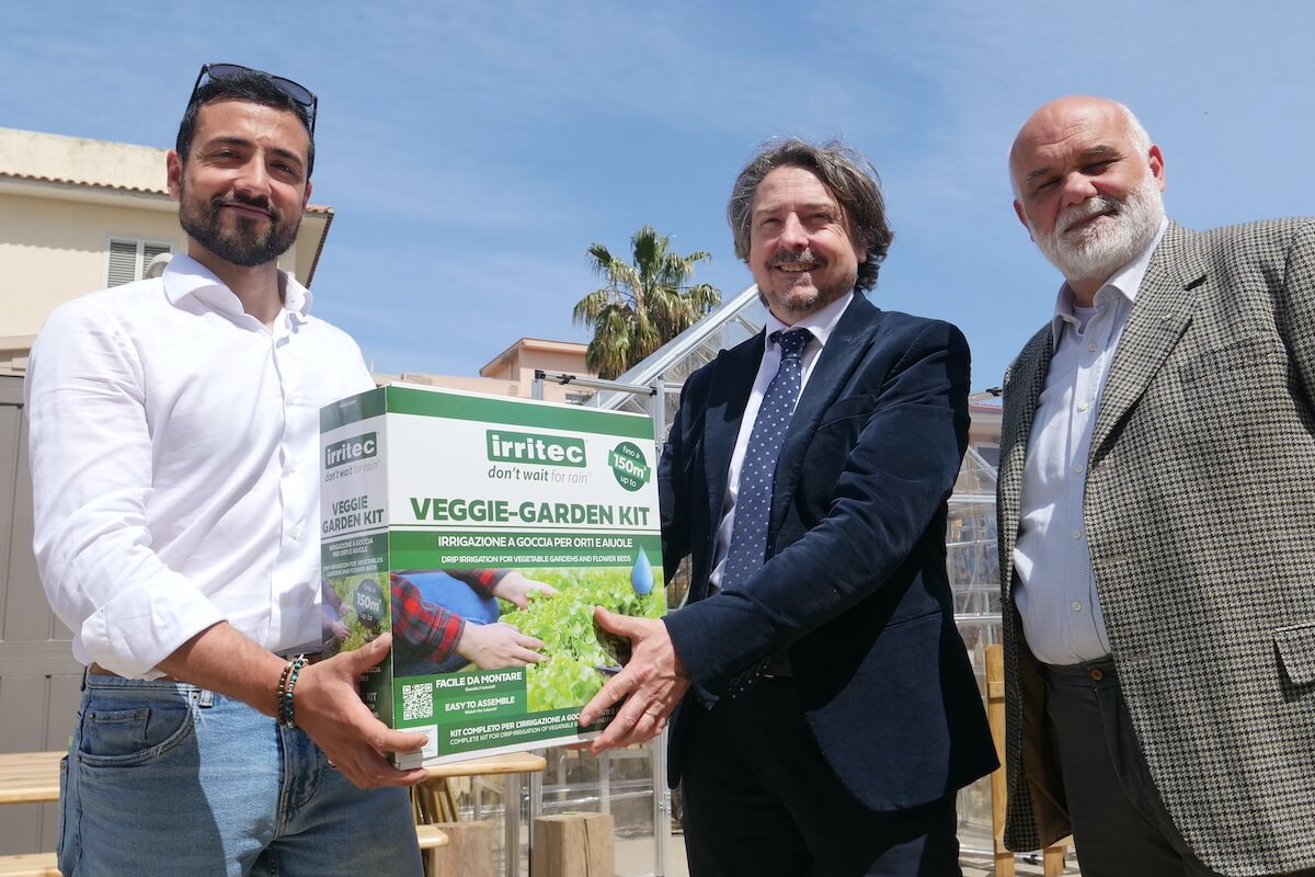 Irritec ha consegnato Veggie Garden Kit a un istituto di Milazzo (Me)