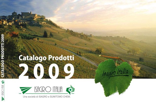 Catalogo prodotti Isagro Italia, molte le novità