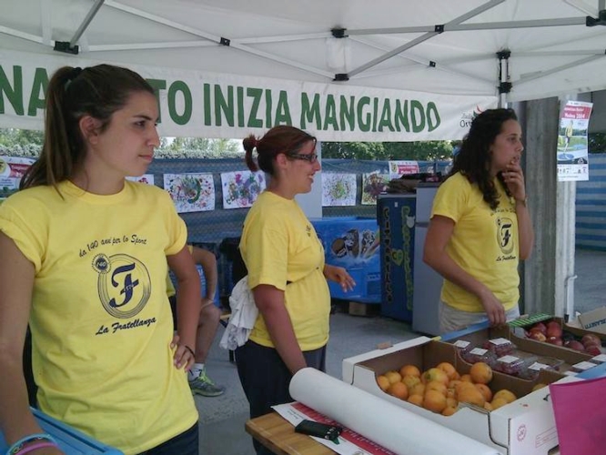 Tappa a Modena per la campagna di educazione alimentare promossa da Italia Ortofrutta in occasione dei Campionati italiani master su pista