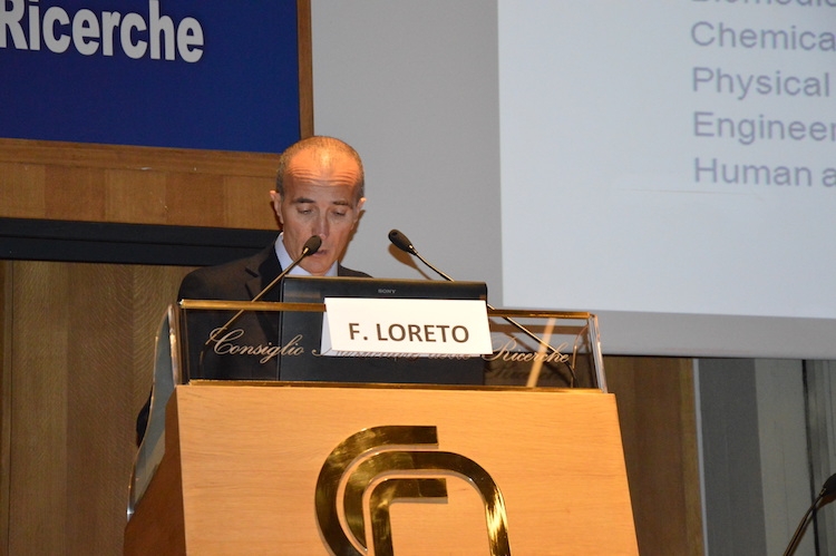 Francesco Loreto durante il workshop organizzato a Roma lo scorso 18 febbraio 2016