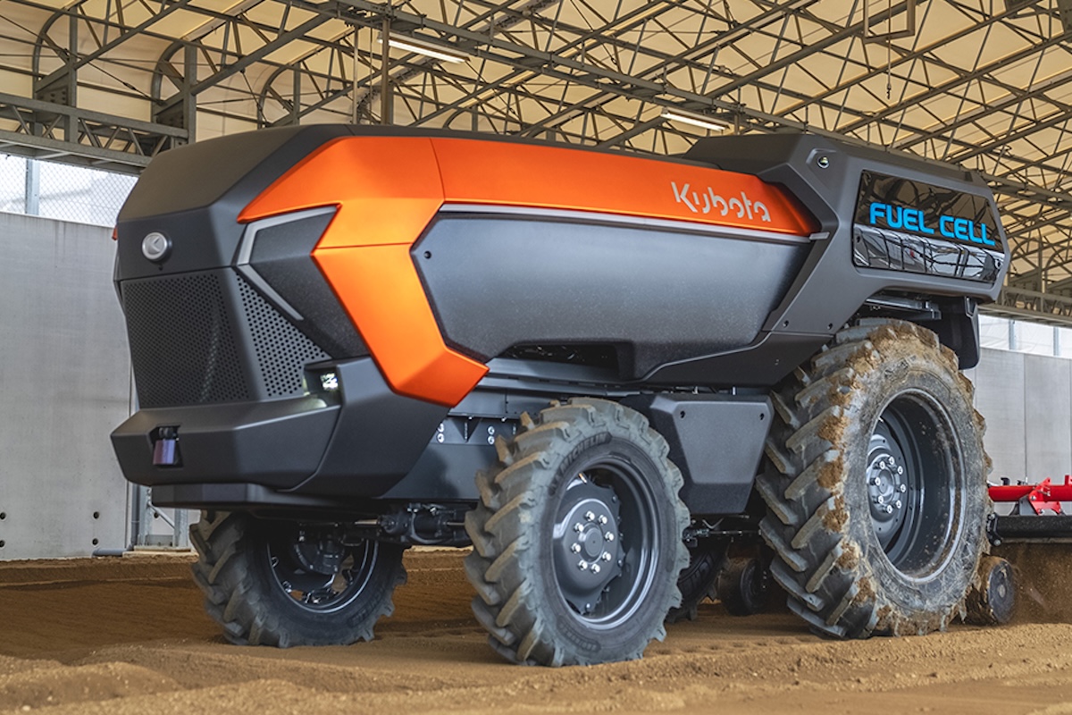 Autonomous Fuel Cell Tractor è il nuovo prototipo autonomo a celle a combustibile ad idrogeno di Kubota