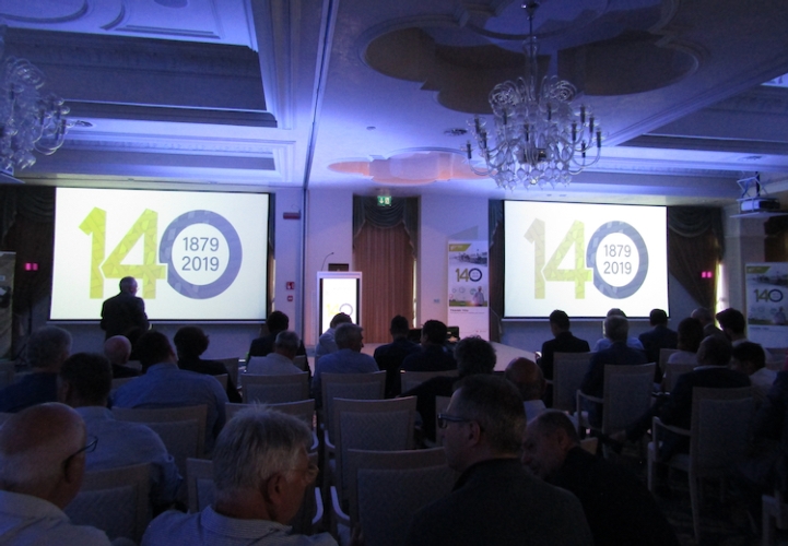 Un momento dell'evento celebrativo del 140esimo anniversario di Kverneland Group
