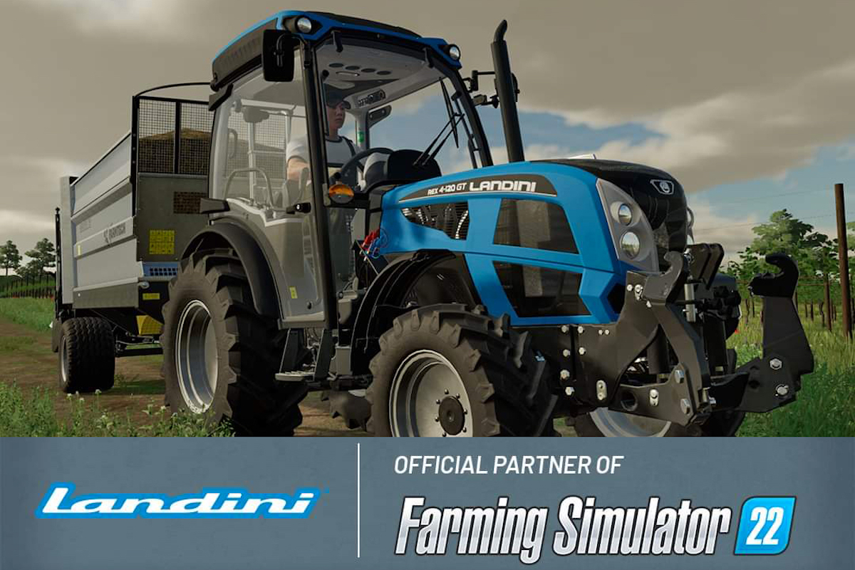 Trattori Landini nel mondo virtuale di Farming Simulator 22