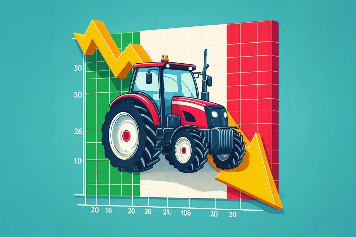 FederUnacoma conferma il calo del mercato vendite trattori per il 2023 - Ai generated, DALL·E 3