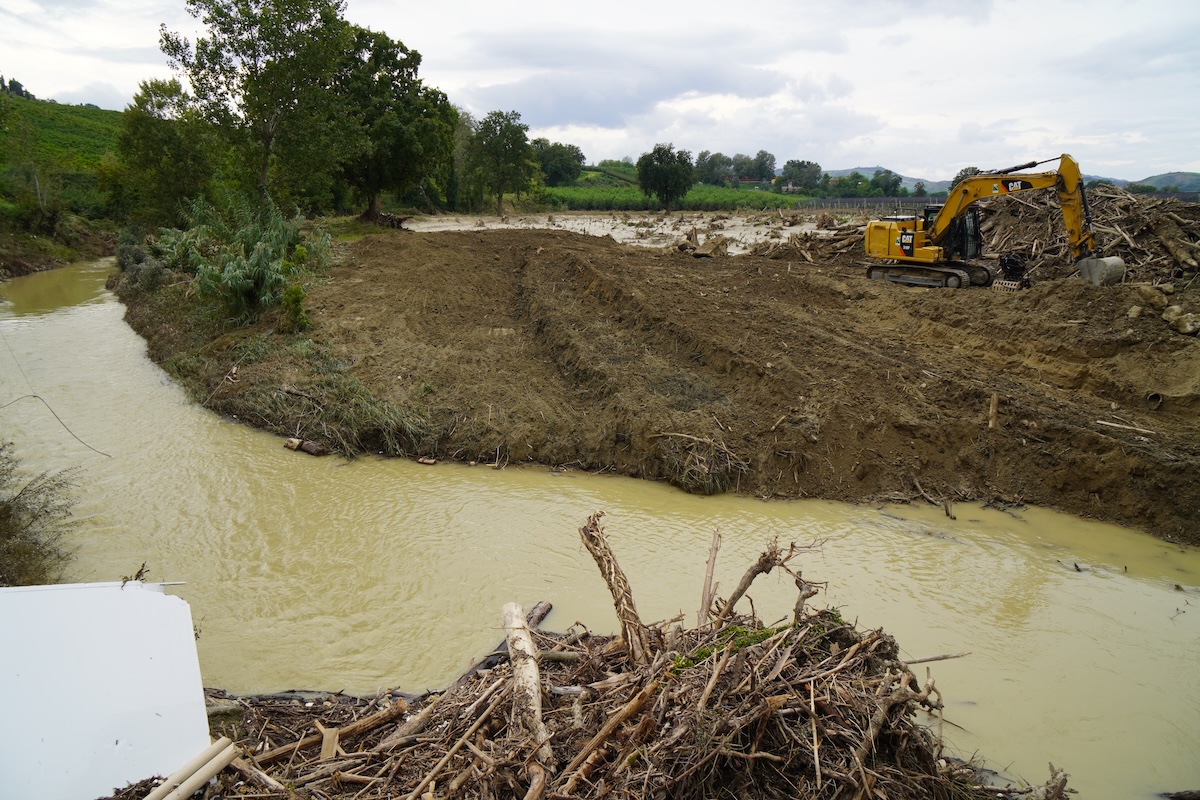 Alluvione del 16 settembre 2024: argine rotto dal fiume Marzeno