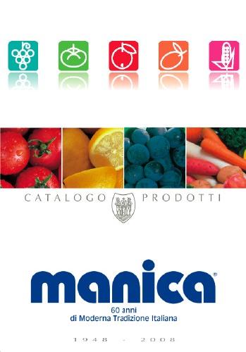 La copertina del catalogo Manica 2008