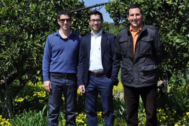 Il team di Contadini per Passione, da sinistra: Marco Barbera, Kiko Corsentino e Paolo Barbera.