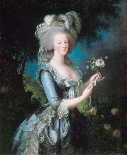 Marie-Antoinette dit 'à la Rose' di Élisabeth Vigée-Le Brun