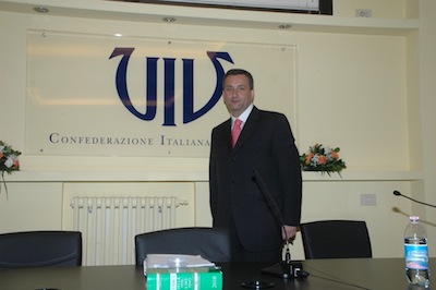 Lucio Mastroberardino, presidente dell'Uiv