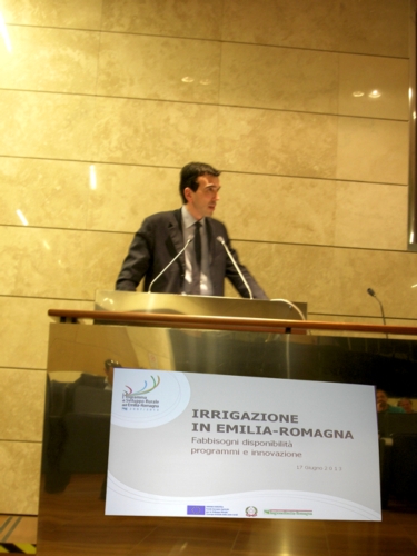 L'intervento del sottosegretario alle Politiche agricole, Maurizio Martina, al convegno sull'irrigazione