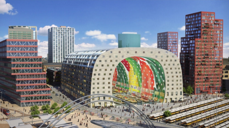 Il nuovo Markthal a Rotterdam