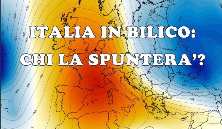 Italia in bilico: chi la spunterà tra l'anticiclone e le fredde correnti artiche?