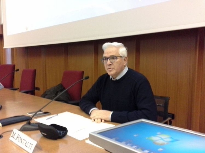 Michele Pontalti del Centro trasferimento tecnologico nel corso dell'incontro di oggi, 21 dicembre 2016