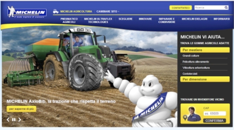 Michelin Agro, il nuovo sito