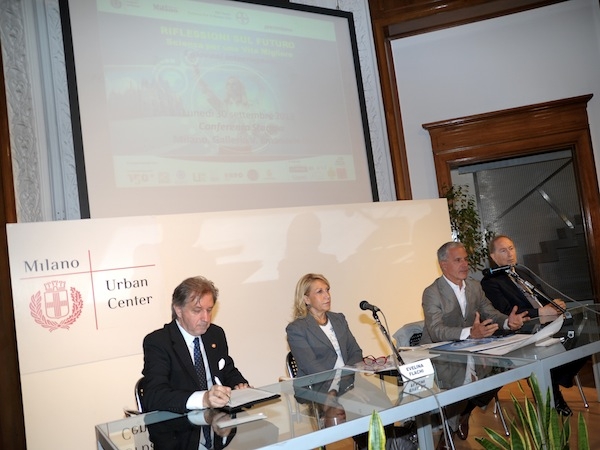 Milano, da sinistra: Dario Bordet, Evelina Flachi, Daniele Rosa, Carlo Kauffmann
