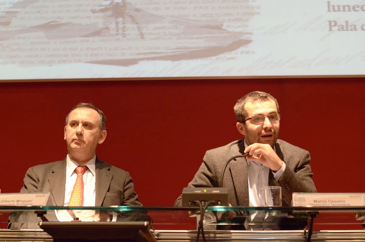 Da sinistra: l’amministratore delegato Gilberto Minguzzi e il presidente Marco Casalini