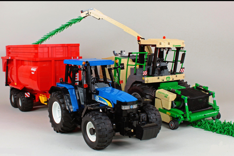 Esistono modellini semoventi di decine di trattori e macchine agricole