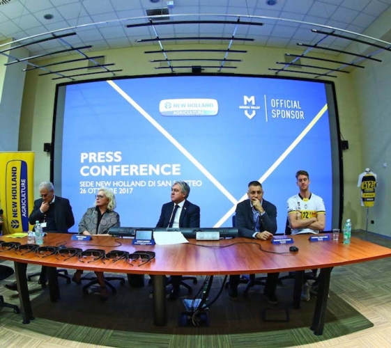 Conferenza stampa di New Holland Agriculture, sponsor di Modena Volley