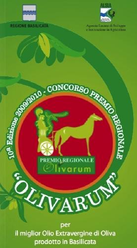 Premio Olivarum al miglior olio extravergine di oliva della Basilicata
