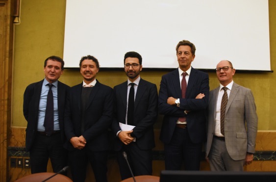 Un momento della conferenza 'Da Aicig ad Origin Italia, il significato di una svolta'