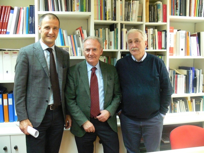 Da destra: Paolo Foietta, Ottavio Guala e Luca Battaglio
