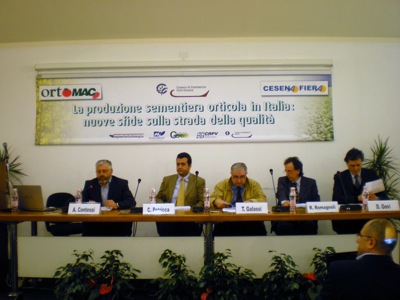 Ortomac 2010: il tavolo dei relatori