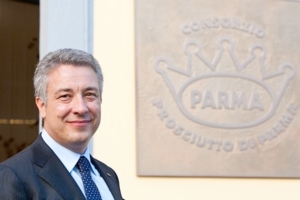 Il presidente del Consorzio del Prosciutto di Parma, Paolo Tanara