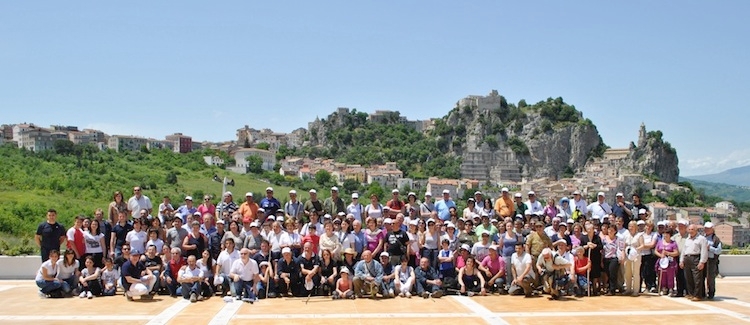 Foto di gruppo dei partecipanti al Plantatour 2013