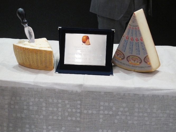 Il premio Parmigiano Reggiano a Le Gruyère Switzerland