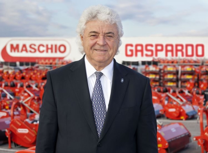 Egisio Maschio, presidente del Gruppo Maschio Gaspardo Unigreen