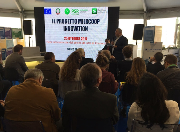 Il progetto è finanziato dalla Regione Lombardia ed è stato presentato a Cremona alla Fiera internazionale del bovino da latte