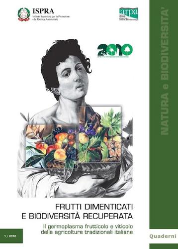 La copertina del quaderno su frutti dimenticati e biodiversità